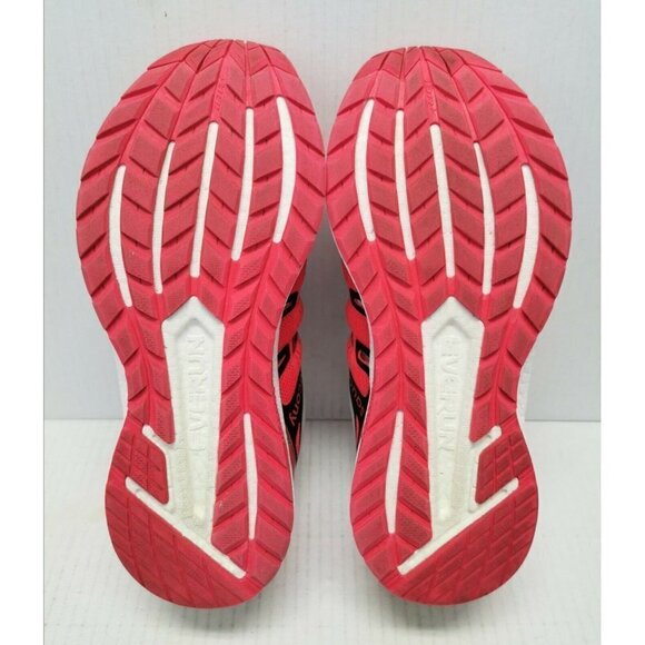 Saucony Women's Triumph Iso 4 Vizi Red/Black/White Running Shoes Size 8.5 Medium - Picture 5 of 6